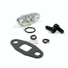 Jdmpartshop Al-ad004 Oil Return Drain Flange Kit For T3 T3/t4 T35 T60 Gt37 Gt40 Gt42 Gt45 Barb 5/8 Inch