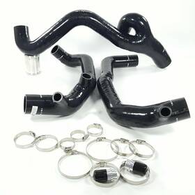 Jdmpartshop Al-tk280bkus 2ftft Turbo Inlet Outlet Pipes For Bmw N54 E82 135i E90 E91 335i 335xi 3.0l Black