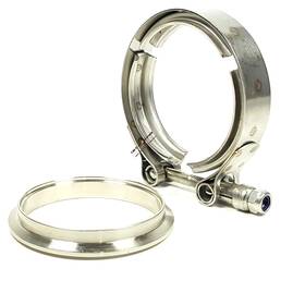 Jdmpartshop Al-vb-gt30us Turbo Outlet Flange Vband Clamps Kit For Gtx29 Gt30 Gtx30 Gt35 Gtx35 Gt40 Gtx4