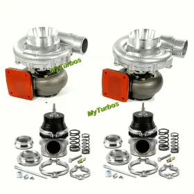 T4-96-1 Jdmpartshop 60mm T4 T76 Ar.80/.96 Oil Turbo Wastegate For Chevy Ls Ls1 Ls2 Lsx 4.8 5.3l 5.7l