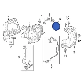68445194aa Jeep Oe For Compass 2023-2025 Turbocharger Gasket