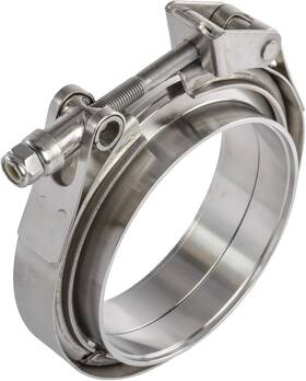 Jegs 30856 Quick Release V-band Clamp And Flanges 2.5 Inch