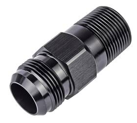 Jegs 50925 Water Pump Hose Adapter Fitting 1 Inch Npt To -16 An Black Anodized