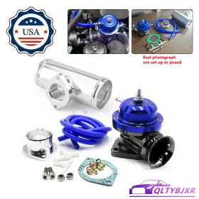 09001abl Jonjea Type-rs Turbo Blow Off Valve Bov 2.5 Inch Flange Pipe Universal Billet Aluminum Blue