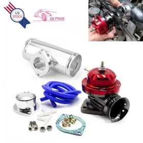 09001ard Jonjea Universal Billet Aluminum Type-rs Turbo Blow Off Valve Bov Red 2.5 Inch Flange Pipe