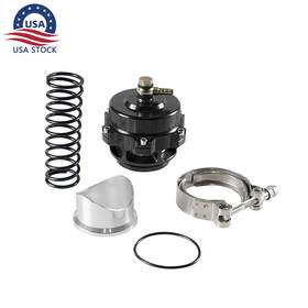 Jonjea 09020bk Bv50 Series 50mm Blow Off Valve 6 Psi Spring Bov For Tial Q V-band Flange Black