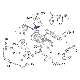 282472g430 Kia Oe For Sorento 2016-2018 Turbocharger Wastegate Actuator Gasket