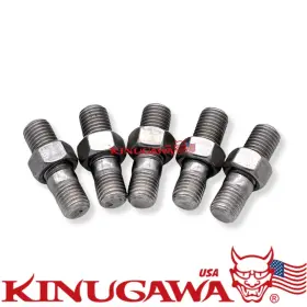 315-82101-125 Kinugawa Stainless Turbo Stud Kit For M10x1.25 Evo Dsm Td05h Subaru Sti Vf34 35mm Long