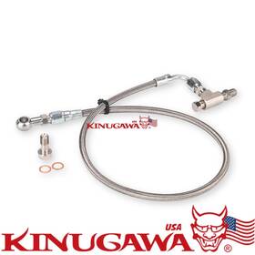 Kinugawa 320-84016-073 Universal Turbo Oil Feed Line 27.5 Inch For Garrett Gbc20-300 Gbc22-350