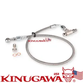 320-84016-073 Kinugawa Universal Turbo Oil Feed Line 27.5 Inch For Garrett Gbc20-300 Gbc22-350