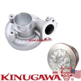 363-02202-012 Kinugawa Ball Bearing Turbo Chra Upgrade Kit Mitsubishi Td05h-20g Dsm Evo 3 Gtx 11b Wheel