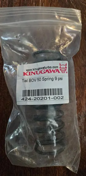 424-20201-002 Kinugawa Turbo Bov Spring For Tial Q 50mmblow Off Valve - 9 Psi / White