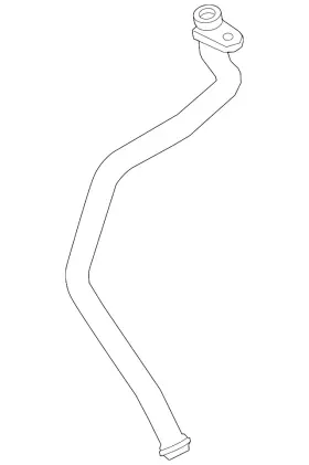 Lr081636 Land-rover Genuine Oil Return Tube