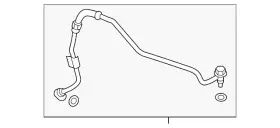 Lr159869 Land-rover Genuine Oil Feed Tube
