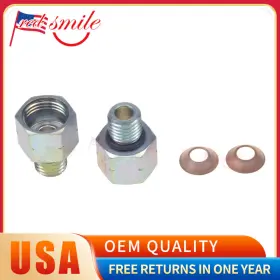 Cummins94-98 Lcyxh 768799129288 New 2x Turbo Oil Supply Line Fitting For Dodge 5.9l 12v Usa