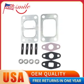 Lcyxh 768807521837 New Turbo Mounting Studs Nuts And Gaskets For Dodge Cummins 89-07 5.9l