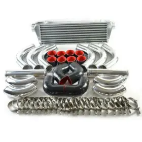Ap-331101-8884 Leadzm Universal 12pcs 2.5 Inch Coupler Chrome Piping Intercooler Kit T-bolt Clamps