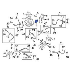 Lincoln Oe Jl3z9450a For Navigator 2018-2024 Right Turbocharger Gasket