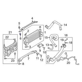 N803714s439 Lincoln Oe For Navigator 2018-2024 Intercooler Nut