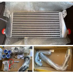 03csj006abk Linesracing Front Mount Intercooler Kit For Vw Passat Audi A4 B5 Quattro 1.8t 1996-2001