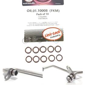 Link-lock Or.01.10008 10pcs Fkm Viton Turbocharging Pipeline O-ring 11427590576 For Bmw N55 B58