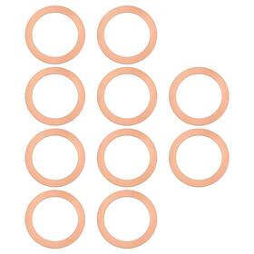Lt Easiyl 537-vh 10pcs Sealing Ring Oil Drain Plug Automobile Copper