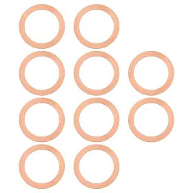 537-vh Lt Easiyl 10pcs Sealing Ring Oil Drain Plug Automobile Copper