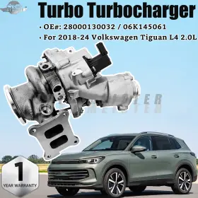 28000130032 Luft Meister Turbo Turbocharger Fit Volkswagen Tiguan 2018 2019 2020-2024 2.0l Turbocharged