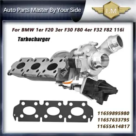 11659895980 Luftmeister-aus 7633795 New Turbo For Bmw 116i 118i 218i 318i 418i 11657633795 1.5l B38b15a
