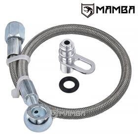Mambatek 016-0134 Ptfe Turbo Oil Feed Line Fits 00 06 Mercedes Benz Om648 E/s 3.2cdi W210 W220