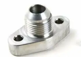 Maperformance 675505496032 Map Oil Drain Flange For Mhi Turbochargers 2003-2006 Mitsubishi Evo 8/9