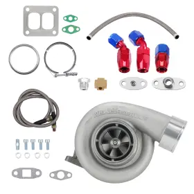 16su7b Maxpeedingrods Turbo Gt45 Turbocharger Oil Feed Line Drain Return Boost Power 600 Bhp