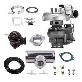 Maxpeedingrods 3e0jbd T3 T04e V-band Universal Turbocharger Internal Wastegate With Blow Off Valve
