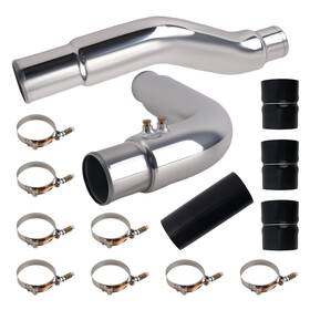 Maxpeedingrods 3x1qro Aluminum Intercooler Pipes And Boots For Dodge Ram 5.9l Cummins 2003-2007