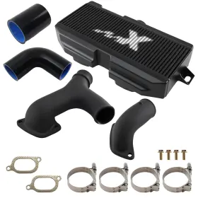4u1kyi Maxpeedingrods Top Mount Intercooler Kit For Subaru Wrx Sti Impreza 2002-2007 530x186x95mm