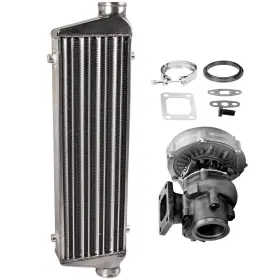 5q3kvy Maxpeedingrods T04e T3 Turbo Turbocharger Kit 400 Hp Wastegate 27x7x2.5 Intercooler V-band