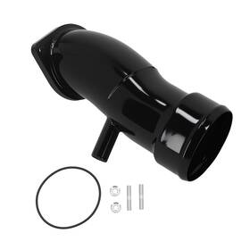 Maxpeedingrods 7ar8q5 3.5 Inch Turbo Intake Horn Kit For Chevy Silverado Hd 6.6l Duramax 2020-2024 Black