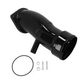 9p1mnv Maxpeedingrods 3.5 Inch Turbo Intake Horn Kit For Chevy Silverado Hd 6.6l Duramax 2020-2024 Black