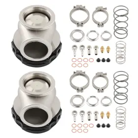A3g5b2 Maxpeedingrods 2pc Professional 44mm Blow Off Valve Kit For Turbocharged Engines Black Steel