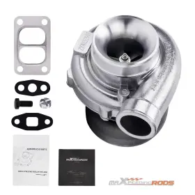 Bqdlj7 Maxpeedingrods T70 0.7 A/r Turbine T3 V Band Flange Universal Turbo Turbocharger Twin-scroll