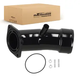 G6ayqs Maxpeedingrods 3.5 Inch Turbo Intake Horn Kit For Gm 6.6l L5p Duramax 2020-2024 Black New