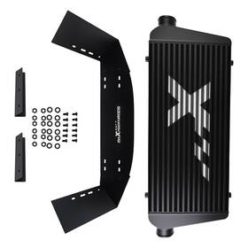Maxpeedingrods J0dx3t Intercooler 580x280x75mm With Air Guide Plates Universal 63.5mm High Performance