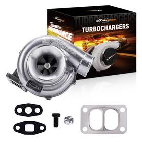 Maxpeedingrods Jeh47g T70 57 Trim .7a/r Turbine Compressor .82 Turbo Oil Cooling Turbocharger 500 Hp