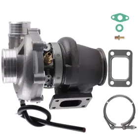 K2lg0s Maxpeedingrods 550 T25 Turbo Ball Bearing Universal Billet Turbocharger 300-550hp A/r 0.70 0.49