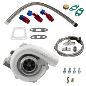 Sxg3t5 Maxpeedingrods T04e T3/t4 A/r 0.63 48.1 Trim Universal Turbocharger Kit Oil Return Feed Line