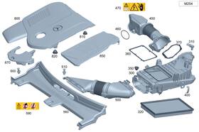 Mercedes-benz 008-153-44-28 Genuine Mercedes-benz Pressure Sensor