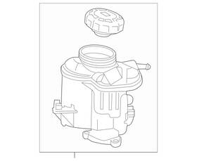 Mercedes-benz 133-200-02-85 Genuine Mercedes-benz Expansion Reservoir