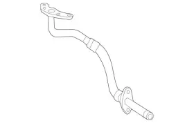 157-090-04-00 Mercedes-benz Genuine Oil Return Line