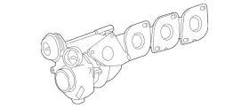 157-090-08-80-80 Mercedes-benz Genuine Turbocharger