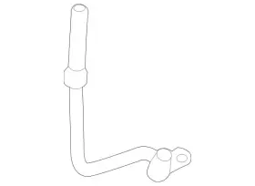 176-203-00-00 Mercedes-benz Genuine Vent Tube